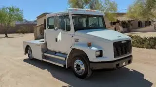 1998 FREIGHTLINER MOUNTIAN MASTER 125k Miles CUMMINS AUTOMATIC SPORT CHASSIS WESTERN HAULER HOTSHOT