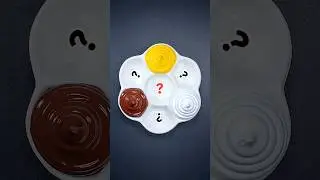 Brown + Yellow + White = ? #colormixing #colorzara #shots