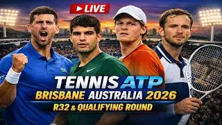 LIVE TENNIS ATP Brisbane Australia 2026 | R32 And Qualifying Round | Live Scores & Updates