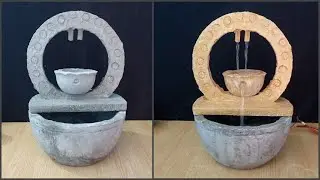 Ring Type Waterfall Fountain  | How to make cement Waterfall Fountain at Home | Craft Hub Fountain