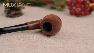 MUXIANG Long Tobacco Pipe With Filter