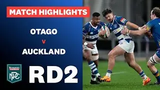 RD 2 HIGHLIGHTS: Otago v Auckland (Bunnings NPC 2024)