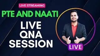 PTE and NAATI Live QnA Session with Manmohit | M and MM PTE / NAATI