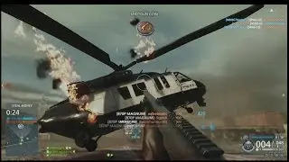 Battlefield Hardline - Shooting down helicopter with shotgun