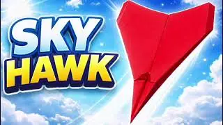 How to Make a Paper Airplane ✈️ | SKY HAWK Paper plane step by step  easy tutorial 
