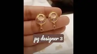 latest new designer piece earrings