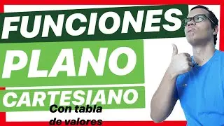 😉 CÓMO REPRESENTAR FUNCIONES EN EL PLANO CARTESIANO |🤯USANDO LA TABLA DE VALORES | FUNCIÓN LINEAL |