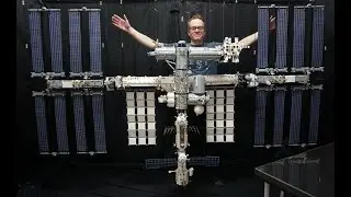 LEGO International Space Station - 9 Feet Wide and Motorized!