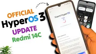 Официальное обновление HyperOS 3 для Redmi 14C получено | Новый центр управления 😍