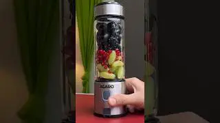 Mix Fruit Juice In Portable Blender !!
