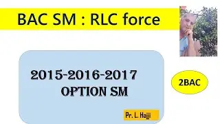 Circuit RLC force : BAC 2015 (SM)
