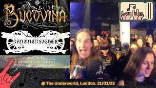 Bucovina, Kanonenfieber, Countless Skies @ The Underworld, Camden 21/01/23