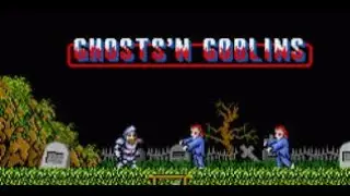 Ghosts 'N Goblins (Arcade) Beating The Two Red Demons In Practice