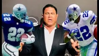 Keith Middlebrook at Super Bowl 53, Greatest Running Back in HFL History Emmitt Smith.