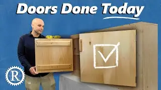 Make these sturdy cabinet doors with handtools in ONE DAY.