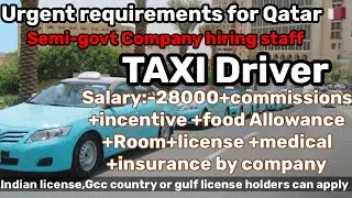 SEMI-GOVERNMENT COMPANY MOWASALAT HIRING for TAXI 🚕 DRIVER Qatar 🇶🇦
