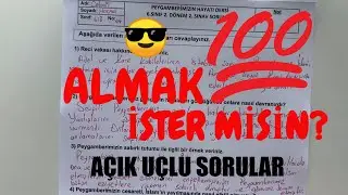 6. Sınıf Peygamberimizin Hayatı 2. Dönem 2. Yazılı