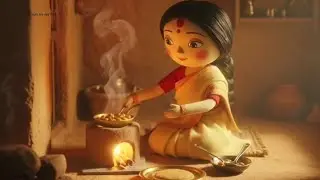 Miniature Doll Quiet  Cooking promise/Indian miniature village calm cozy MSMR #miniature #doll