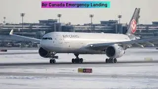 Air Canada 770 Emergency Landing During A foggy Winter