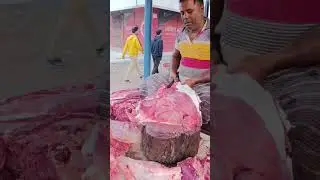 Amazig frash ox meat and bone cutting skill#fishcutting #beefburyani #meatprocessing 