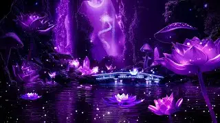 Magical Night 💜 Calm Deep Sleep Music 🎵 Fall Into a Peaceful Sleep