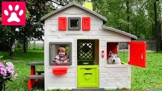 HTVS - Влог: День Рождения Майи 🎁 Игровой Домик как у Kids Diana Show. Хаски ТВ