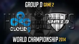 Cloud 9 vs Najin White Shield Game 2 S4 Worlds Highlights | LoL World Championship 2014 S4 C9 vs NWS