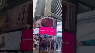 Times Square during peak season hits different #nyc #timessquare #shorts