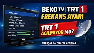 Beko tv TRT 1 frekans ayarları 