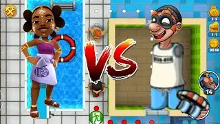 Long Runner Costume vs Aina Daisy Outfit - Robbery Bob 2 vs Subway Surfers
