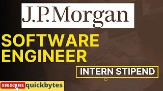 #jpmorgan software Engineer intern stipend #quickbytes #internship #fresher