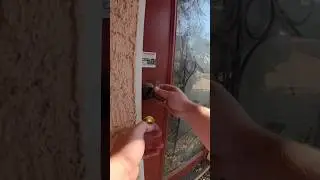 Quick unlock for a property manager and matched all the hardware to one color! 🔑🚪 #Lockout #Locks