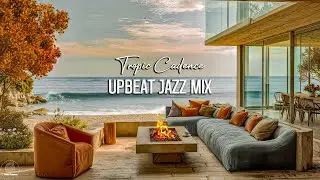 Upbeat Jazz Mix To Mood Elevation - Gentle Jazz Symphony In A Seaside Balcony On A Weekend Morning