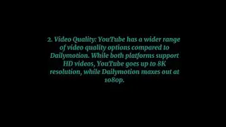 Comparison between Youtube And Dailymotion |  Dailymotion Vs YouTube video | YouTube Algorithm