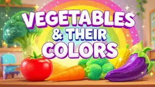 Vegetables And Their Colors 🍅🥦 | Colorful Vegetable Learning 🌈