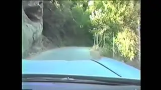 Driving down Grand View Dr. & Topanga Canyon Blvd., c.1978