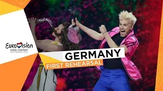 Jendrik - I Don't Feel Hate - First Rehearsal - Germany 🇩🇪 - Eurovision 2021