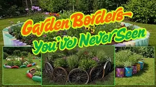 🔥 40+ Mind Blowing DIY Garden Borders from TRASH | Creative Design Ideas You'll Want to Copy💡🌿