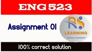 Eng 523 Assigmnt 1 solution 2024 #eng523assignment1solution2024