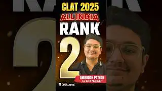 CLAT 2025 AIR 2 Anirudh Pathak Shares His Journey | CLAT Topper Interview #clat2025