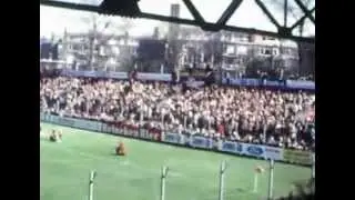 Houtrust: stadion Holland Sport en beelden van de wedstrijd Holland Sport-AJAX