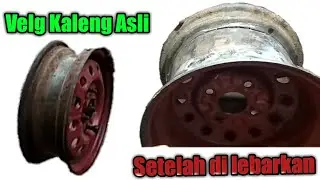 TUTORIAL Cara  Melebarkan VELG Kaleng || velg kaleng celong
