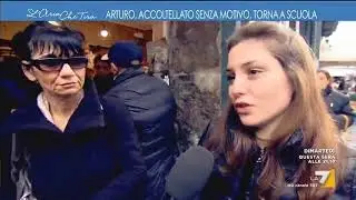 Arturo, accoltellato senza motivo, torna a scuola