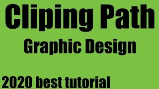 Cliping Path | Adobe Photosgop 7 | Graphic Design 2020 | Tech Bangla 147