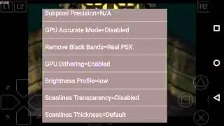 ePSXe 1.9.36 for Android. New brightness profiles