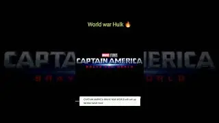 World War Hulk is happening!!!! #worldwarhulk #theincrediblehulk #captainamericabravenewworld
