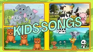 Elephant Stomp! 🐘 | Farm & Wild Animals Song Compilation for Kids | Fun Kids Songs