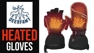 DEERFAMY Heated Gloves for Fishing Hunting and MORE!