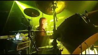 Russell Gilbrook of Uriah heep at steelhouse festival 2021 smashing it