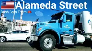 Driving on Alameda Street || Dash Cam Tours 🚘